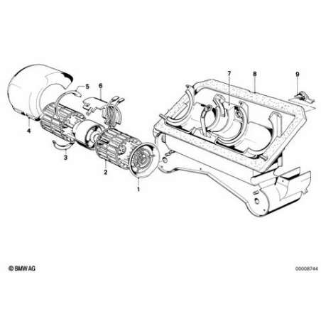 Cadre exterieur de ventilation