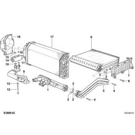 Kit radiateur de chauffage