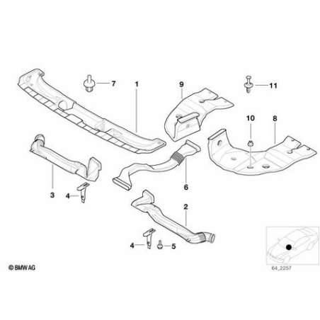 Support de conduit a air