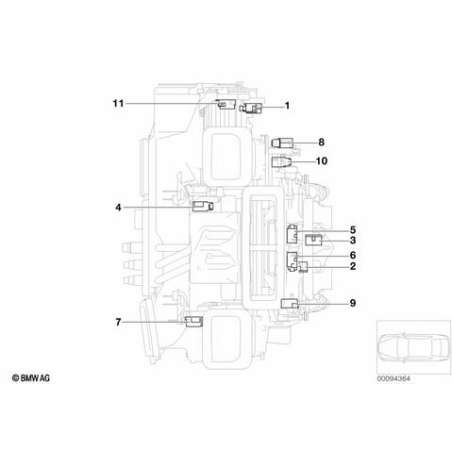 Servomoteur volet d'aération/dégivrage