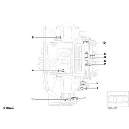 Servomoteur volet d'aération/dégivrage