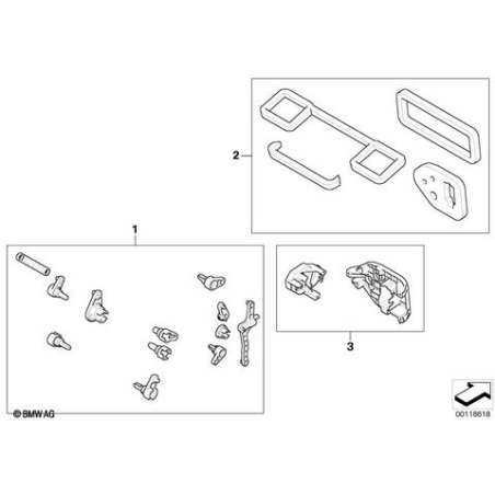 Pieces levier de reglage de climatiseur