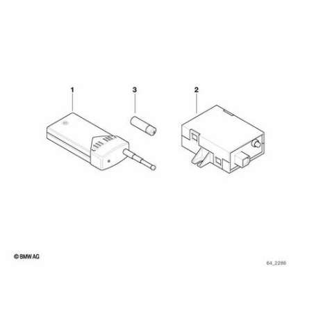 Batterie émetteur de télécommande