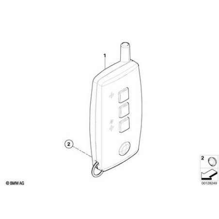 Batterie émetteur de télécommande