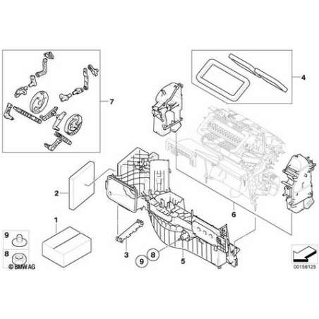 Pieces levier de reglage de climatiseur