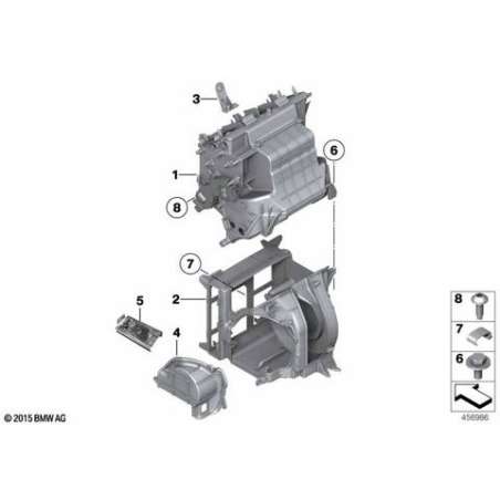 Boîtier distributeur bloc climatique