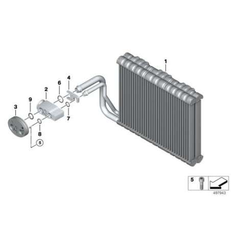 Évaporateur à accumulation