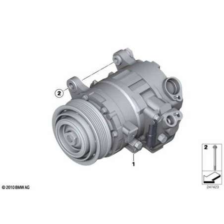 Compr.de clim.sans embrayage électromag.