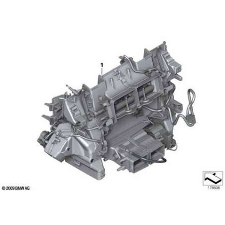 Boîtier distributeur bloc climatique