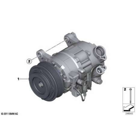 Compr.de clim.sans embrayage électromag.