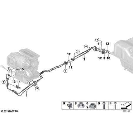 Conduite frigorigène tuyau double