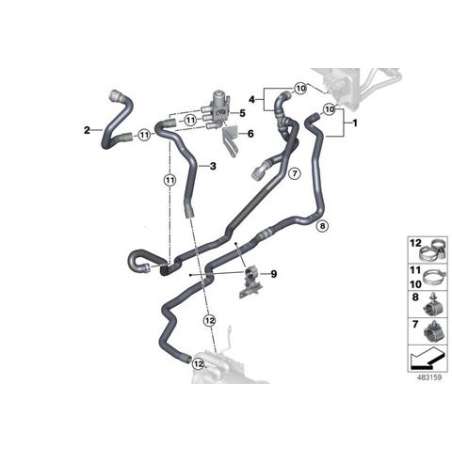 Flexible retour liquide refroidissement