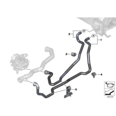 Flexible retour liquide refroidissement