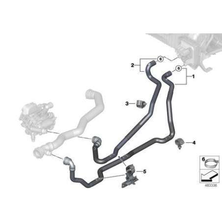 Flexible retour liquide refroidissement