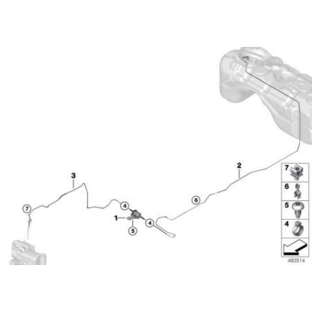 Conduite pressurisée carburant