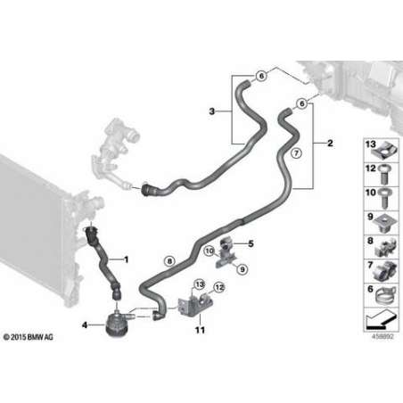 Flexible retour liquide refroidissement