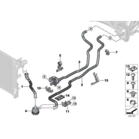 Flexible retour liquide refroidissement