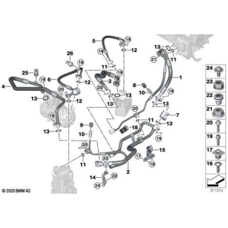 Vis ronde à six-pans