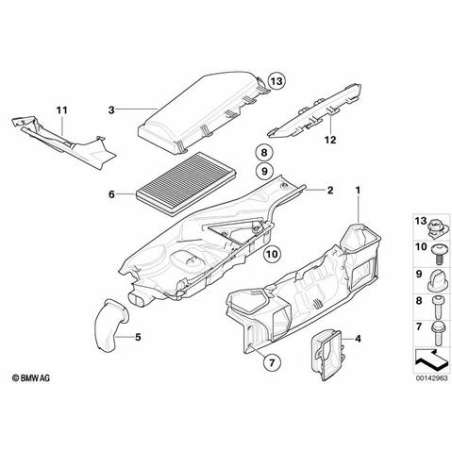 Microfiltre/filtre à charbon actif