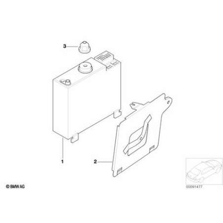 Support p radio de moniteur de bord