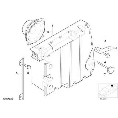 Subwooferbox top-hifi systeme