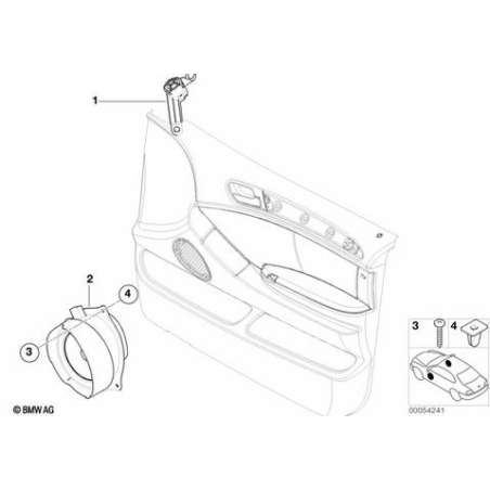 Haut-parleur des mediums top-hifi droit