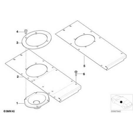 Plaque de fixation droite