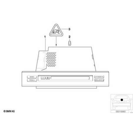 ES REMAN autoradio BMW Business CD
