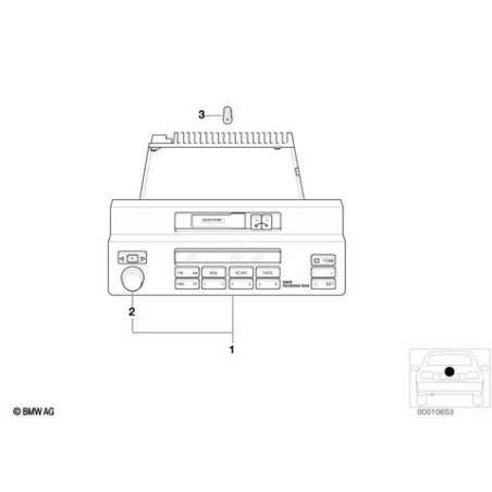 ES REMAN autoradio BMW Reverse