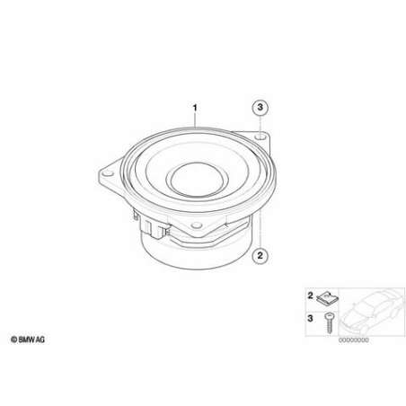 Haut-parleur des mediums top-hifi