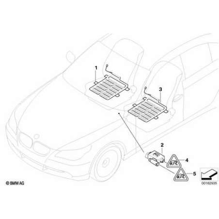 Tapis sensitif siège conducteur