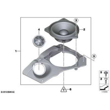 Support HiFi haut-parleur droit