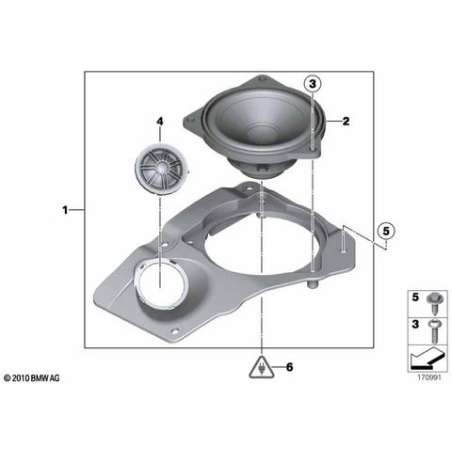 Support Top-HiFi haut-parleur gauche