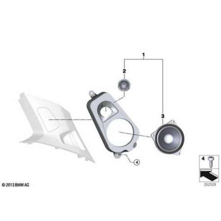 Haut-parleur des mediums top-hifi