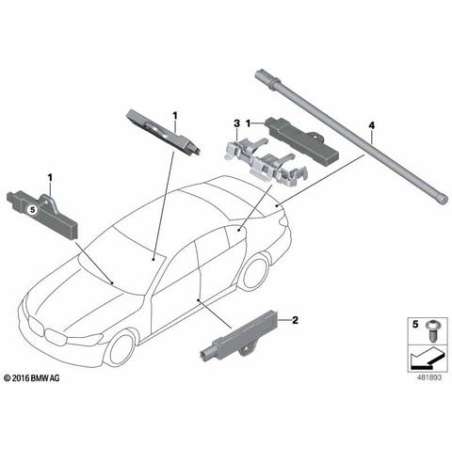 Antenne extérieure longue accès confort