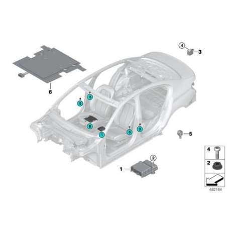 Boîtier électron. airbag