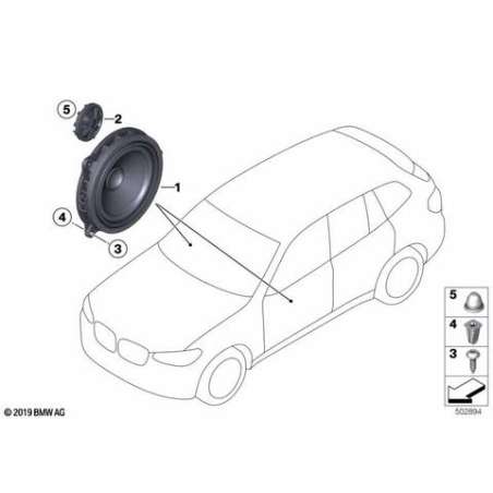 Haut-parleur des mediums top-hifi