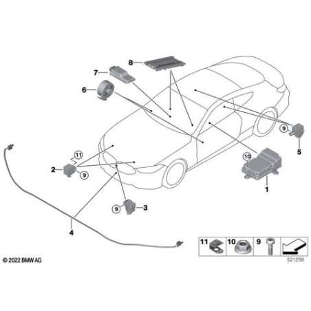 Boîtier électron. airbag
