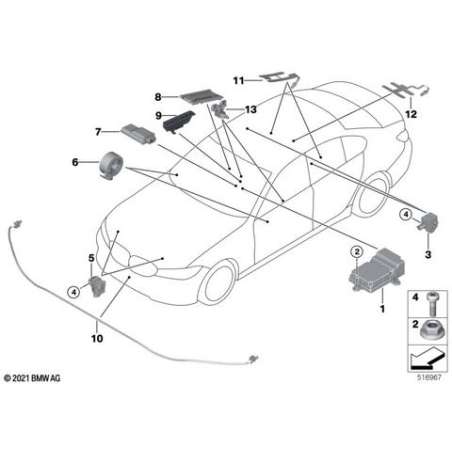 Boîtier électronique airbag