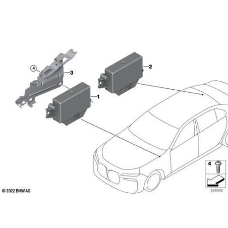 Boîtier électronique capteur à ultrasons