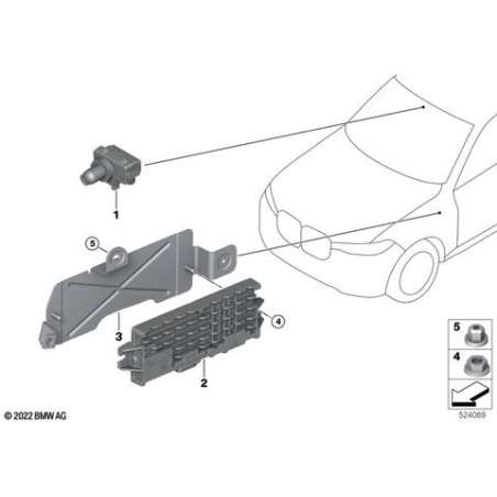 Boîtier électr.caméra Autonomous Driving