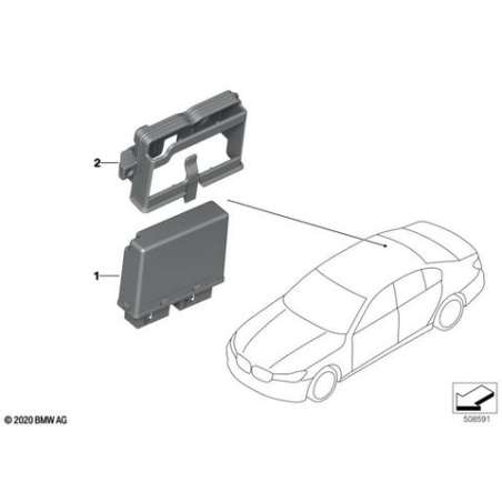 Boîtier électronique capteur à ultrasons