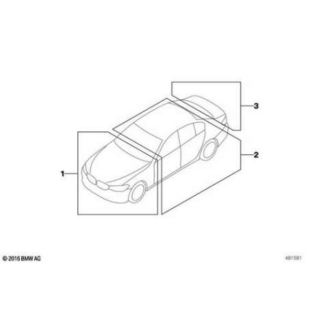 Plaquette airbag passager