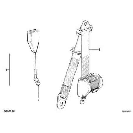 Sangle supérieure avant droite