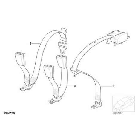 Ceinture inferieure arriere gauche