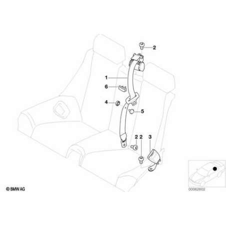 Ceinture inferieure arriere gauche