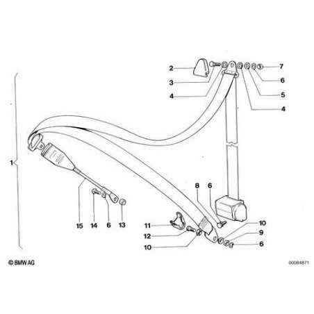 Ceinture de sécurité avant gauche