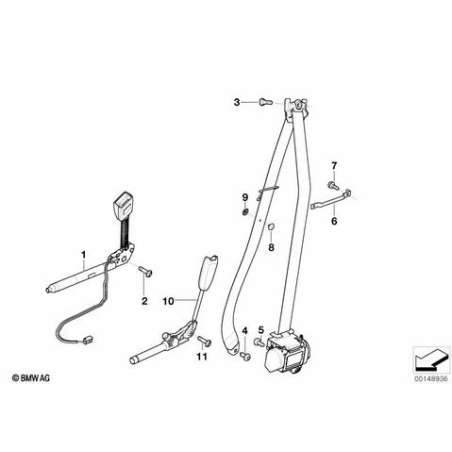 Vis cylindrique avec talon