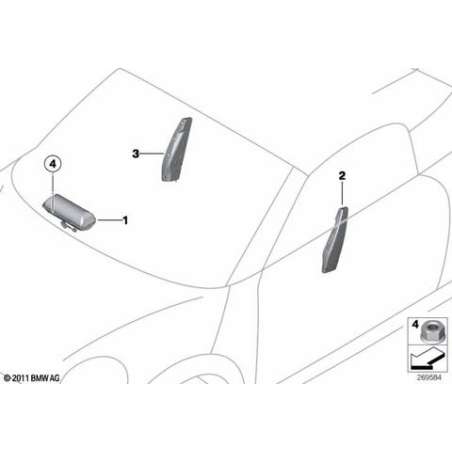 Airbag lateral de siège avant gauche