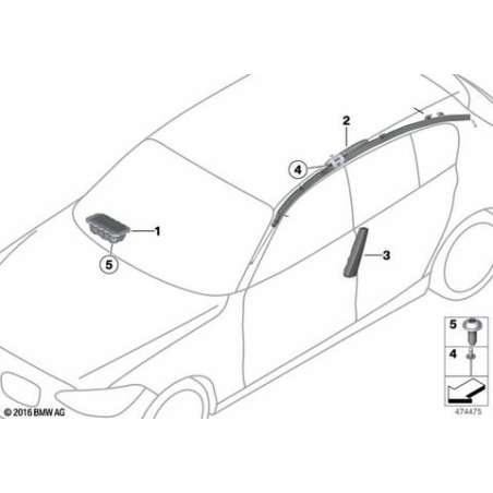 Airbag lateral de siège avant droit